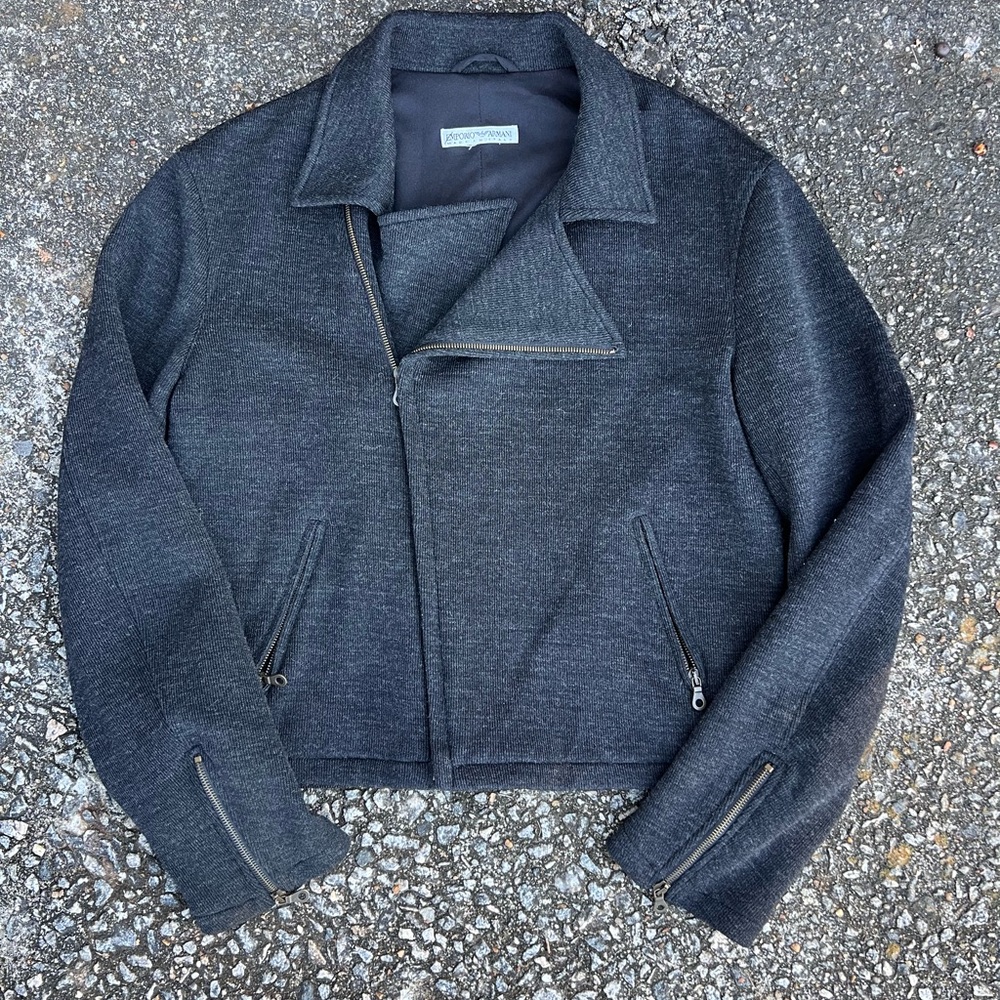 Women’s Emporio Armani Full Zip Jacket, Made In Italy